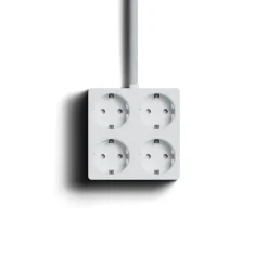 Squared S1 grenuttag mist white
