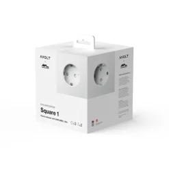 Square 1 grenuttag dual USB-C 30W & magnet 3m Martinelli Luce Edition opal white