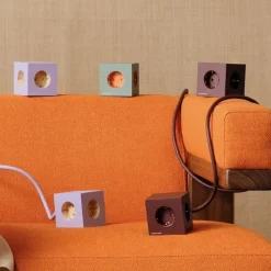 Square 2 grenuttag 30W Dual USB-C BAUHAUS Lavender Glow