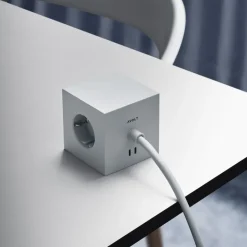 Square 1 grenuttag 30W Dual USB-C & Magnetic base 3m Gotland Gray