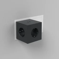 Square 2 grenuttag 30W Dual USB-C Stockholm Black