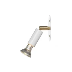 Star 1 platta tak-/vägglampa fast installation vit strukturlack