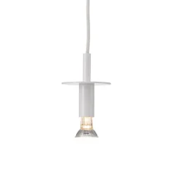 Star 1 taklampa vit strukturlack