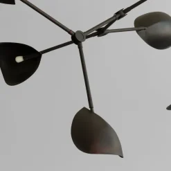 Stingray chandelier taklampa burned black