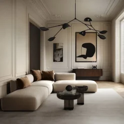Stingray chandelier taklampa Grande burned black