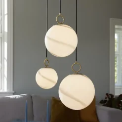 Stockholm Ø18 taklampa grå marmor