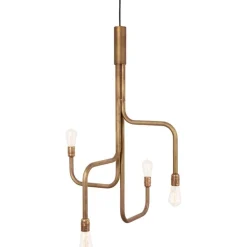 Strapatz Ø650 taklampa råmässing