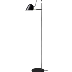 Streck golvlampa svart