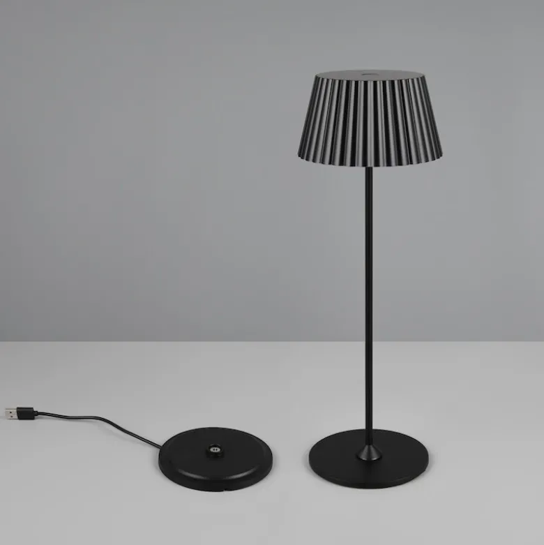 Suarez portabel bordslampa svart