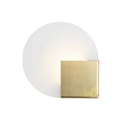 Sun Vägglampa IP44 rå mässing