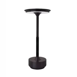 Svampen portabel bordslampa svart