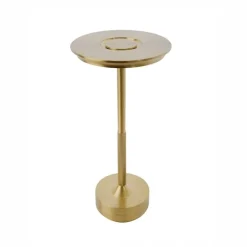 Svampen portabel bordslampa mässing