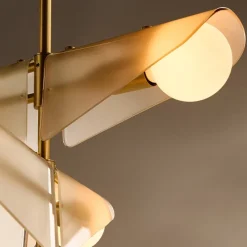 Sycamore Chandelier 5 Tiers Taklampa Dusk Pink/mässing