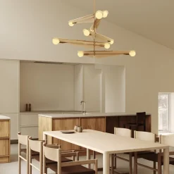 Sycamore Chandelier 5 Tiers Taklampa Dusk Pink/mässing