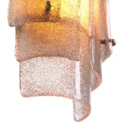 Sylvester Vägglampa Antik mässing/glas