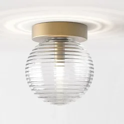 Tacoma Surface plafond IP44 antik mässing