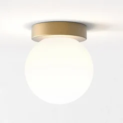 Tacoma Surface plafond IP44 antik mässing