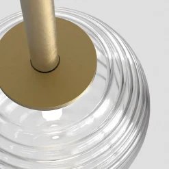 Tacoma taklampa IP44 antik mässing