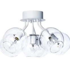 Tage 50 Plafond Vit/klart glas