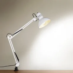 Tajo klämlampa vit