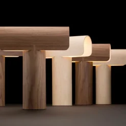 Teelo 8020 bordslampa björk