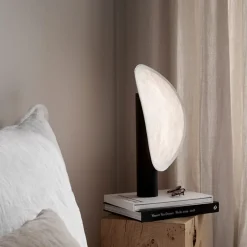 Tense portabel bordslampa Svart/Vit