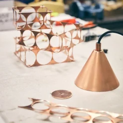 Terrace liten taklampa rå koppar