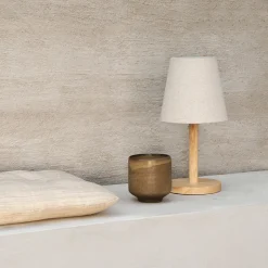 Tess portabel bordslampa natur