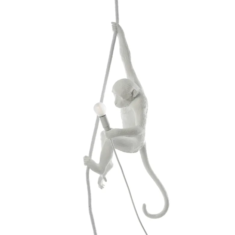 The Monkey Lamp ceiling Taklampa vit