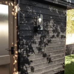 The Muse vägglampa IP44 Hackles Black