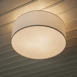 Theo Ø48 plafond bomull vit/havre