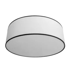 Theo Ø48 plafond bomull vit/svart