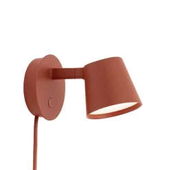 Tip vägglampa kopparbrun
