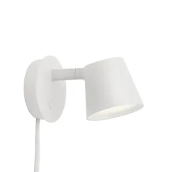 Tip vägglampa vit