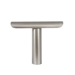T-lamp bordslampa brushed steel