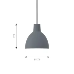 Toldbod 170 Taklampa blue grey