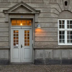 Toldbod 155 Vägglampa utebelysning aluminium