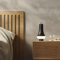 Tomoshi Portable bordslampa dark brown