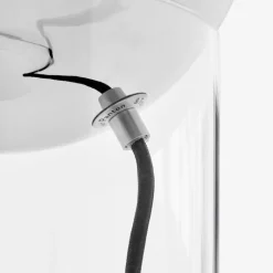 Topan VP13 bordslampa clear acrylic/chrome-plated