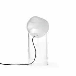 Topan VP14 golvlampa clear acrylic/chrome-plated