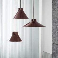 Top Ø38 taklampa djup röd