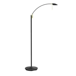 Toreno golvlampa svart/mässing