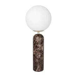 Torrano bordslampa brun/borstad mässing