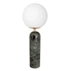 Torrano bordslampa grön/borstad mässing