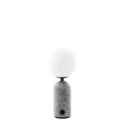Torrano Portabel bordslampa Grå marmor