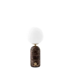 Torrano Portabel bordslampa Brun marmor