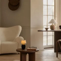 Torso Ø37 bordslampa off white