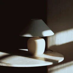 Torso Ø37 bordslampa off white