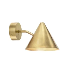 Tratten liten utomhuslampa rå mässing