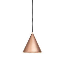 Tratten stor taklampa rå koppar